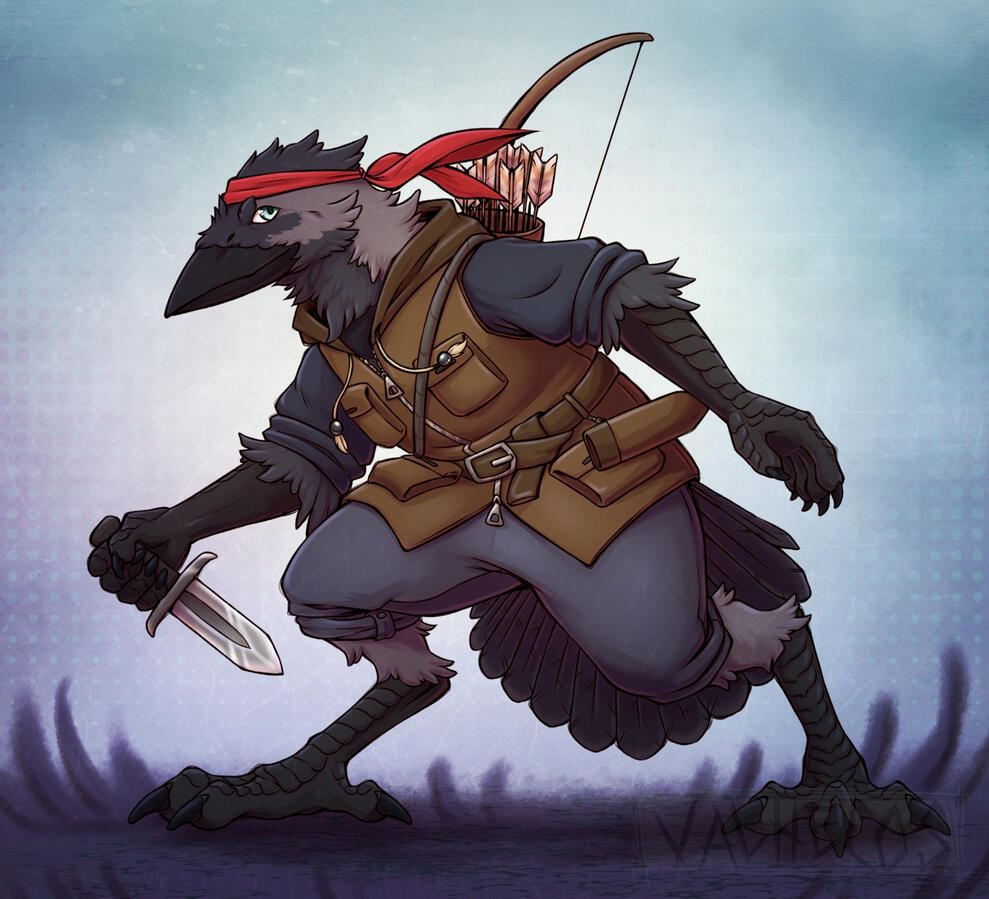 Digital art - 2025 - Character Illustration (Kok Räppänä by Cozminen)